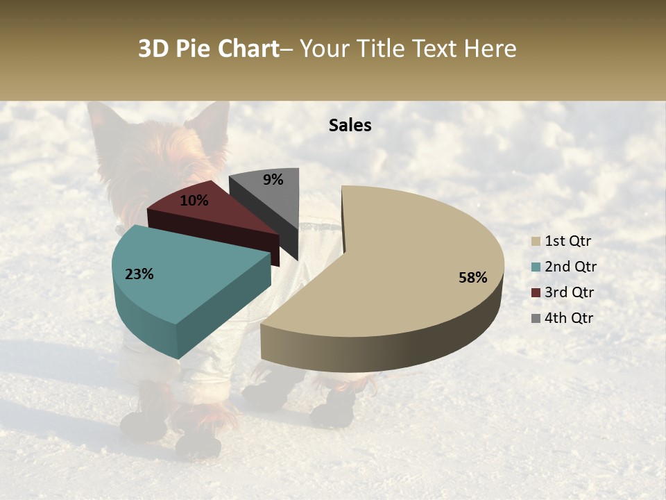 Wave Coast Sand PowerPoint Template