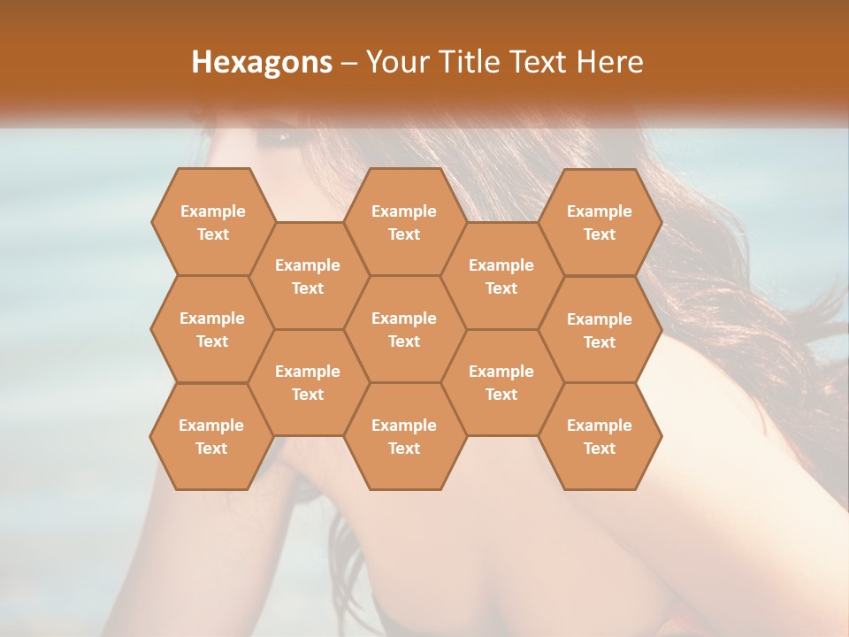 Ocean Elderly Mother PowerPoint Template