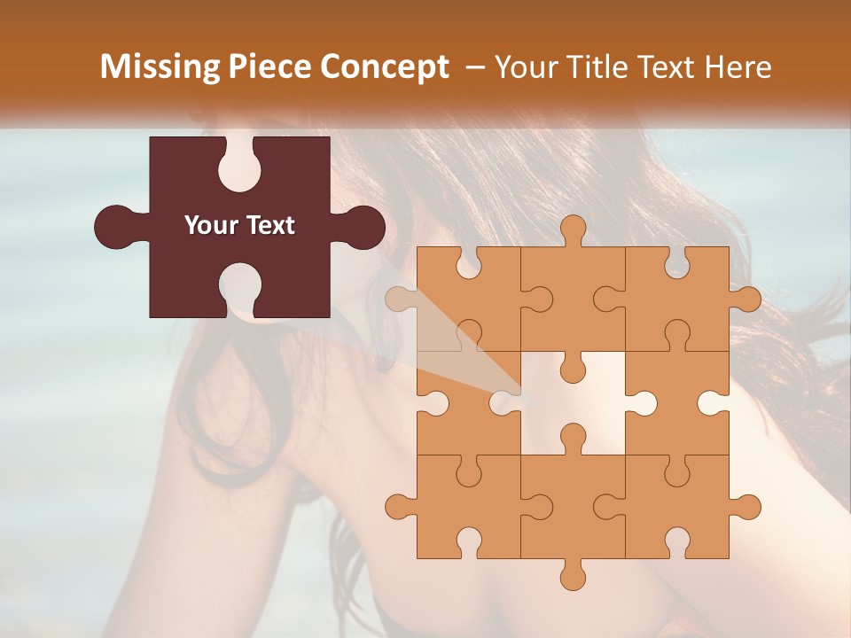 Ocean Elderly Mother PowerPoint Template