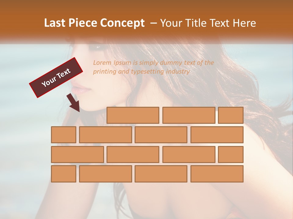 Ocean Elderly Mother PowerPoint Template