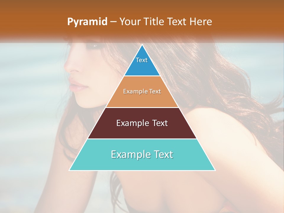 Ocean Elderly Mother PowerPoint Template