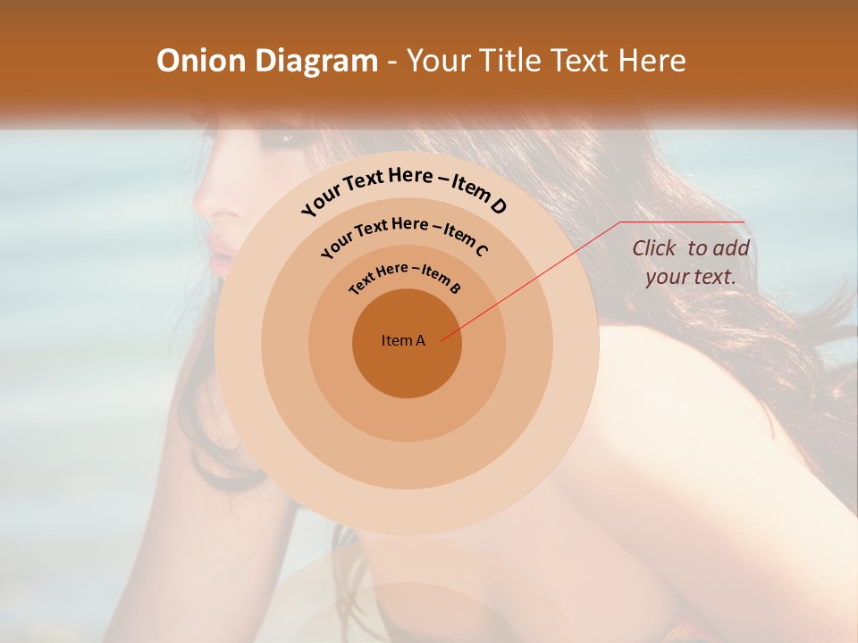 Ocean Elderly Mother PowerPoint Template