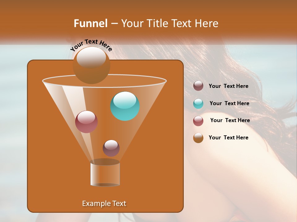 Ocean Elderly Mother PowerPoint Template