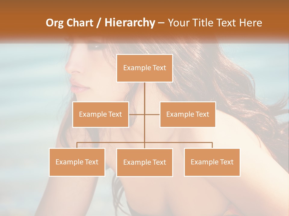 Ocean Elderly Mother PowerPoint Template