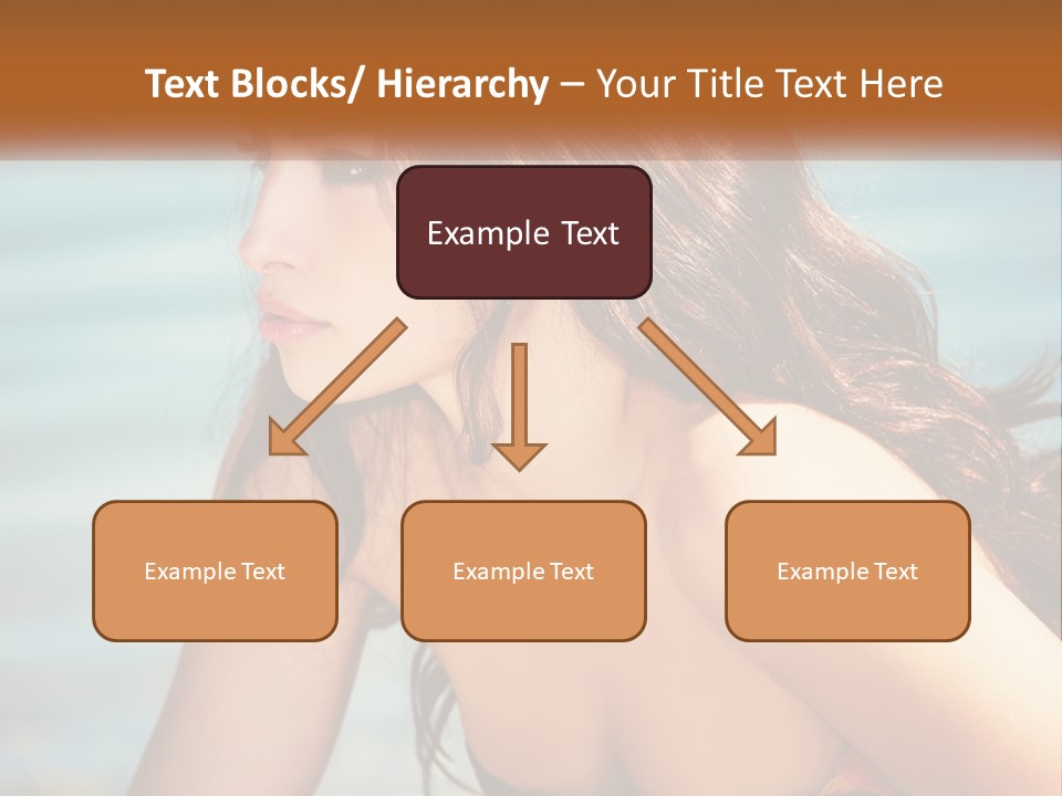 Ocean Elderly Mother PowerPoint Template