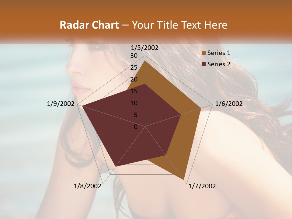 Ocean Elderly Mother PowerPoint Template