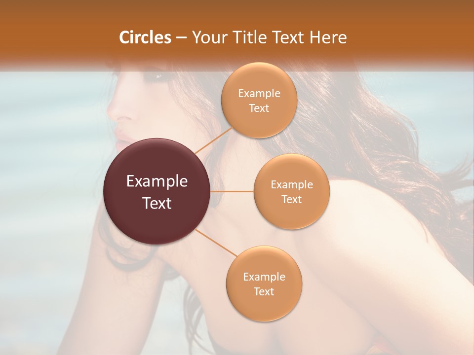 Ocean Elderly Mother PowerPoint Template