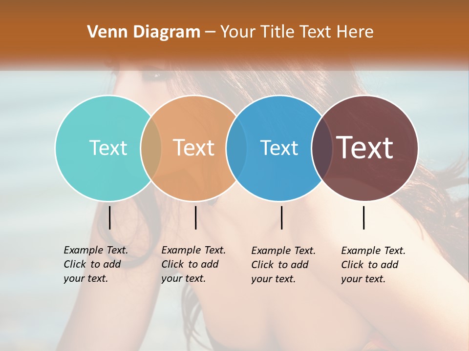 Ocean Elderly Mother PowerPoint Template