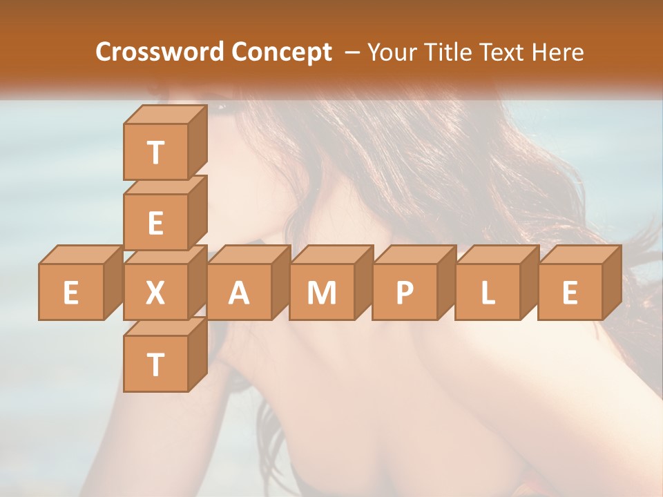 Ocean Elderly Mother PowerPoint Template