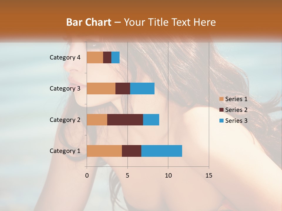 Ocean Elderly Mother PowerPoint Template