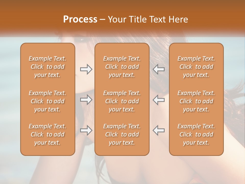 Ocean Elderly Mother PowerPoint Template