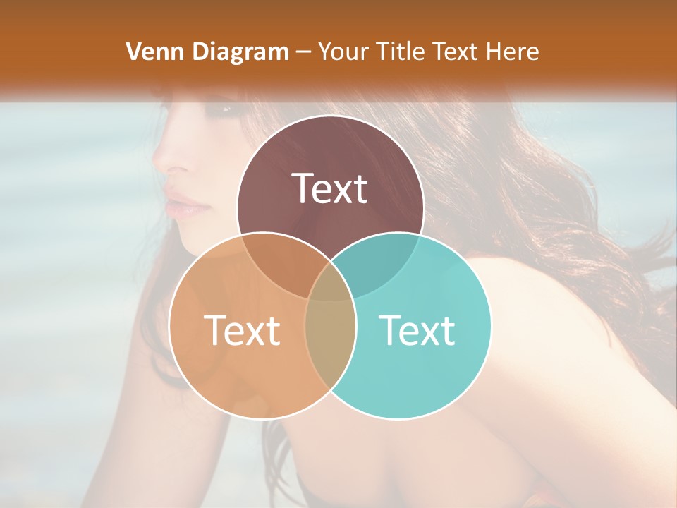 Ocean Elderly Mother PowerPoint Template