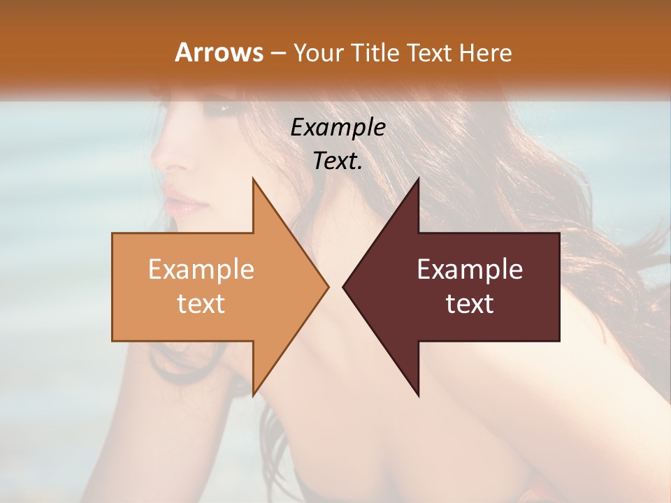 Ocean Elderly Mother PowerPoint Template