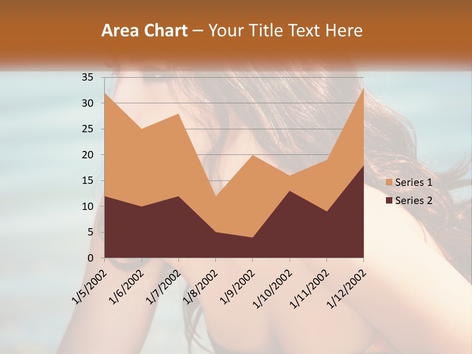 Ocean Elderly Mother PowerPoint Template