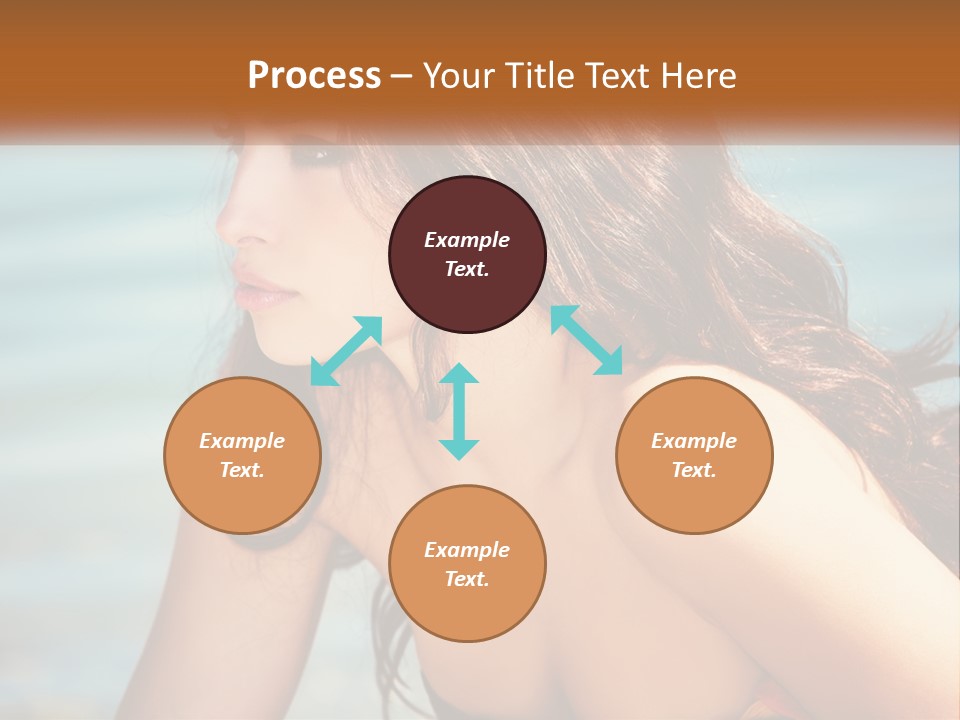 Ocean Elderly Mother PowerPoint Template