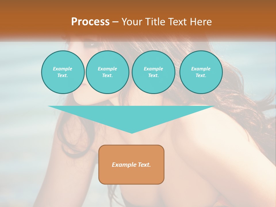 Ocean Elderly Mother PowerPoint Template