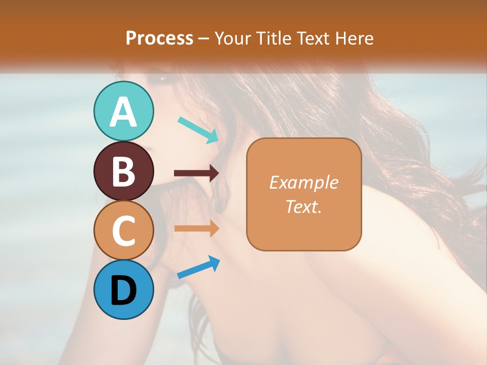 Ocean Elderly Mother PowerPoint Template