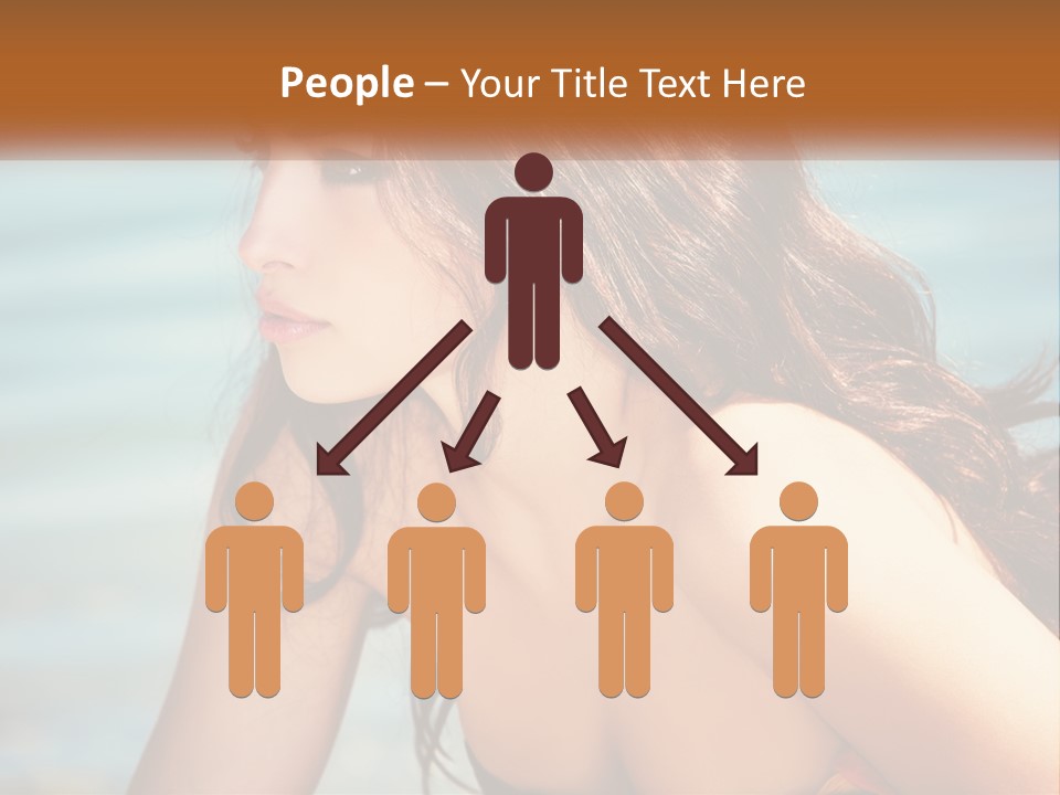 Ocean Elderly Mother PowerPoint Template