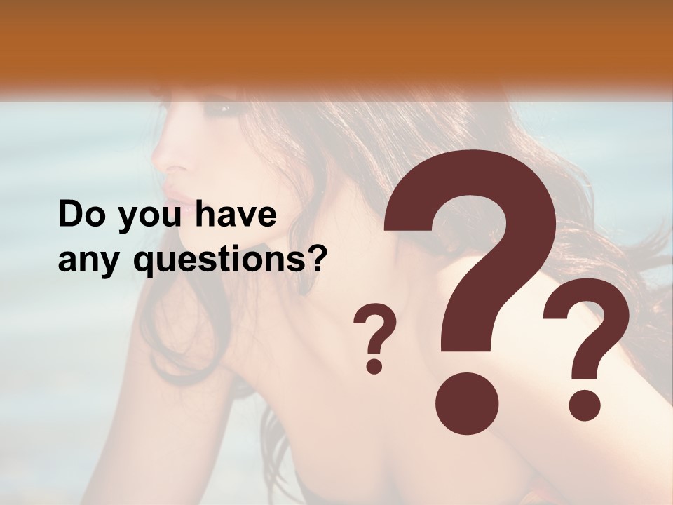 Ocean Elderly Mother PowerPoint Template