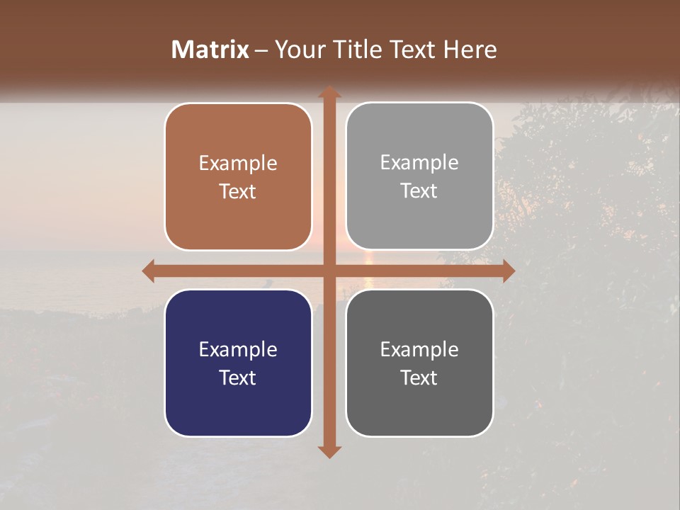 Standing Retirement Elderly PowerPoint Template