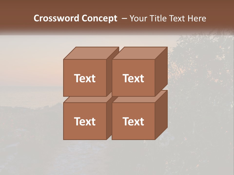 Standing Retirement Elderly PowerPoint Template