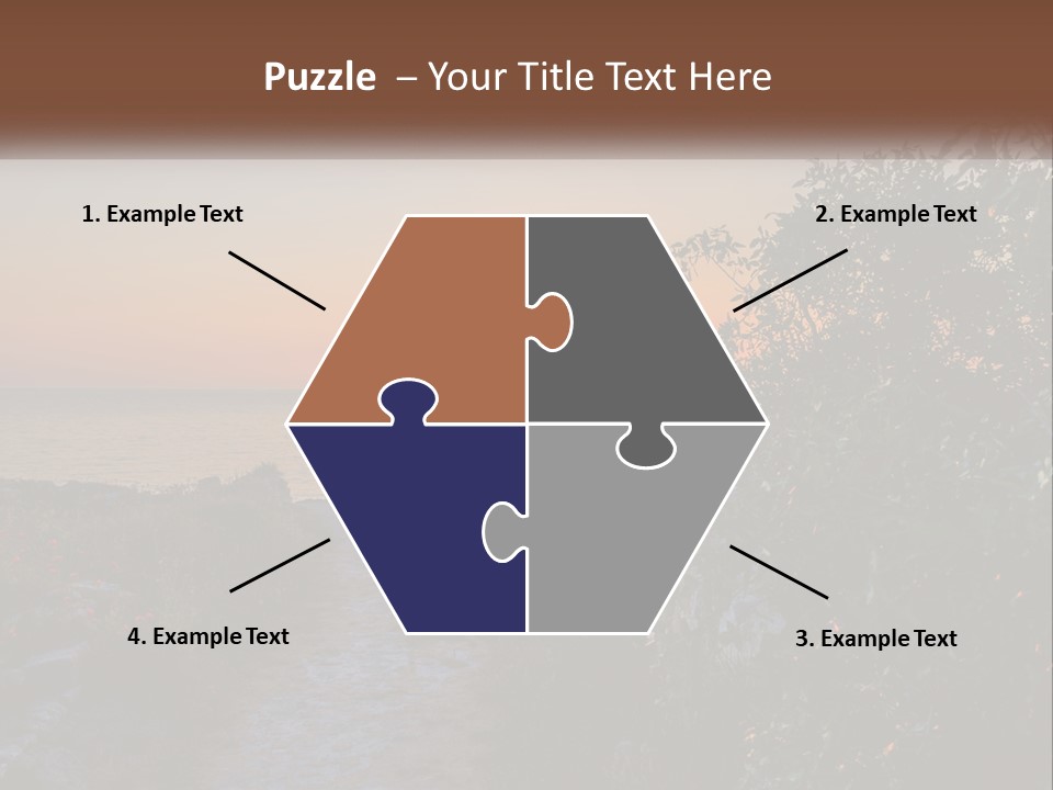 Standing Retirement Elderly PowerPoint Template