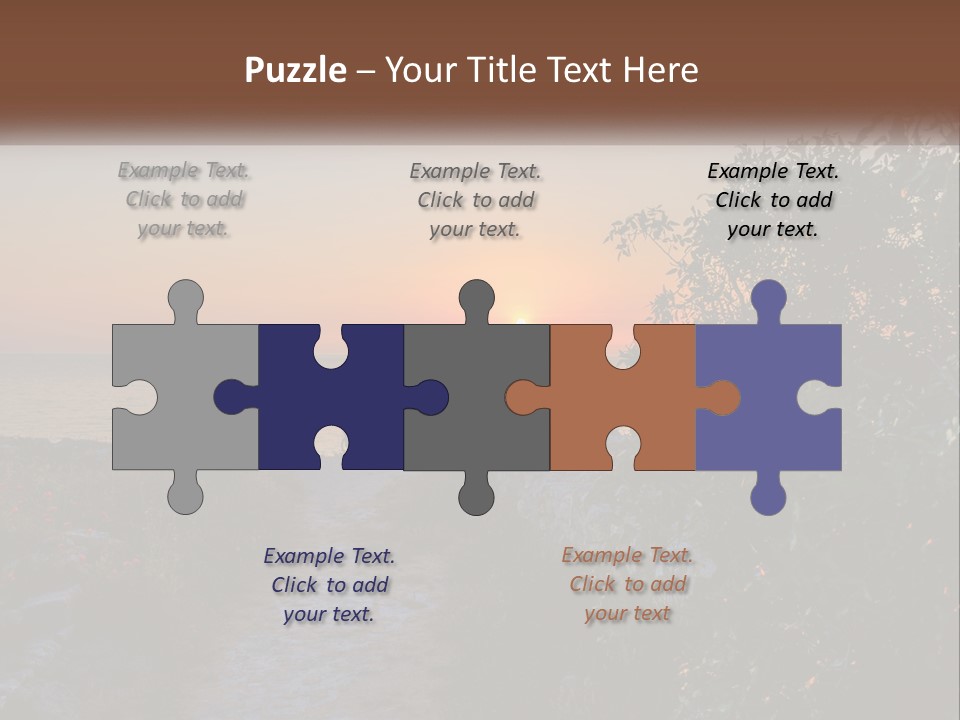 Standing Retirement Elderly PowerPoint Template