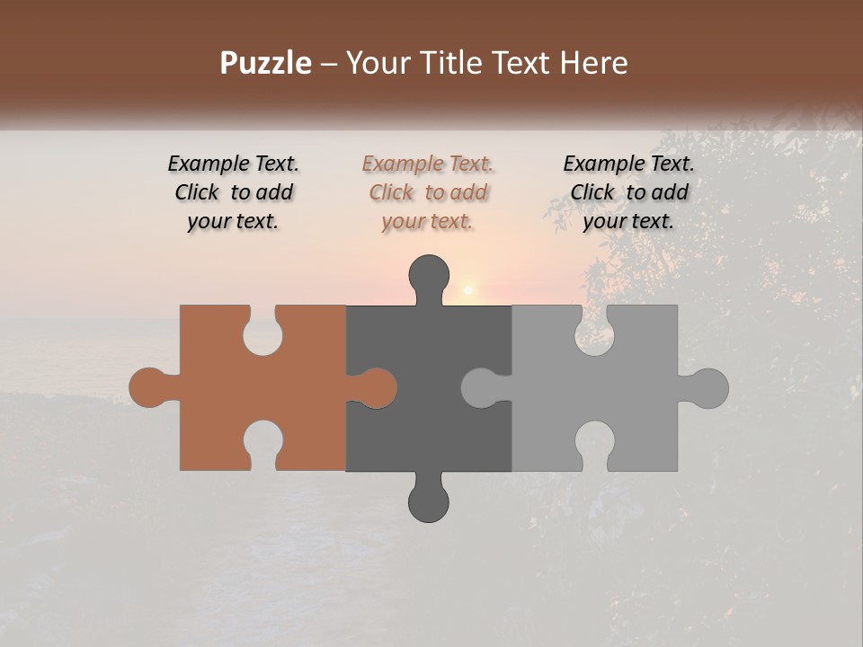 Standing Retirement Elderly PowerPoint Template