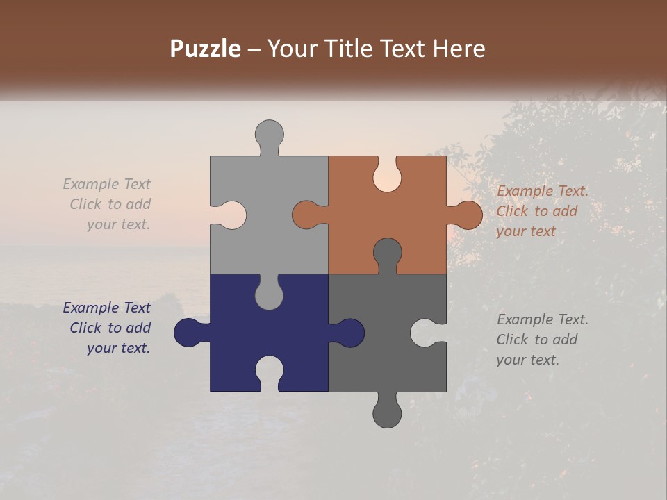 Standing Retirement Elderly PowerPoint Template