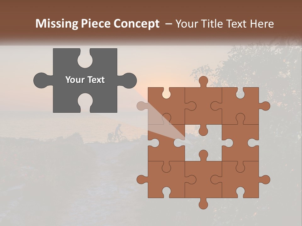 Standing Retirement Elderly PowerPoint Template