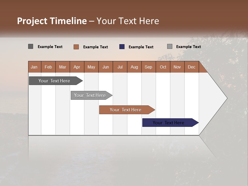 Standing Retirement Elderly PowerPoint Template