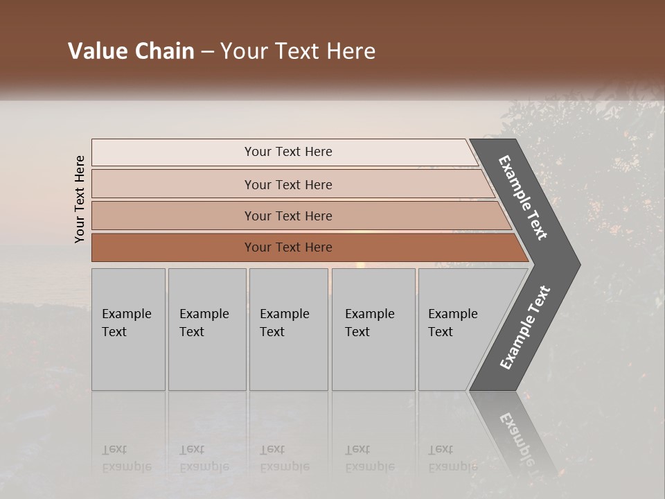 Standing Retirement Elderly PowerPoint Template
