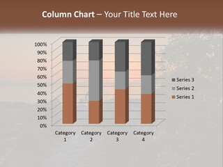 Standing Retirement Elderly PowerPoint Template