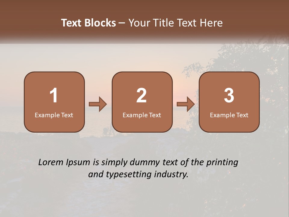 Standing Retirement Elderly PowerPoint Template