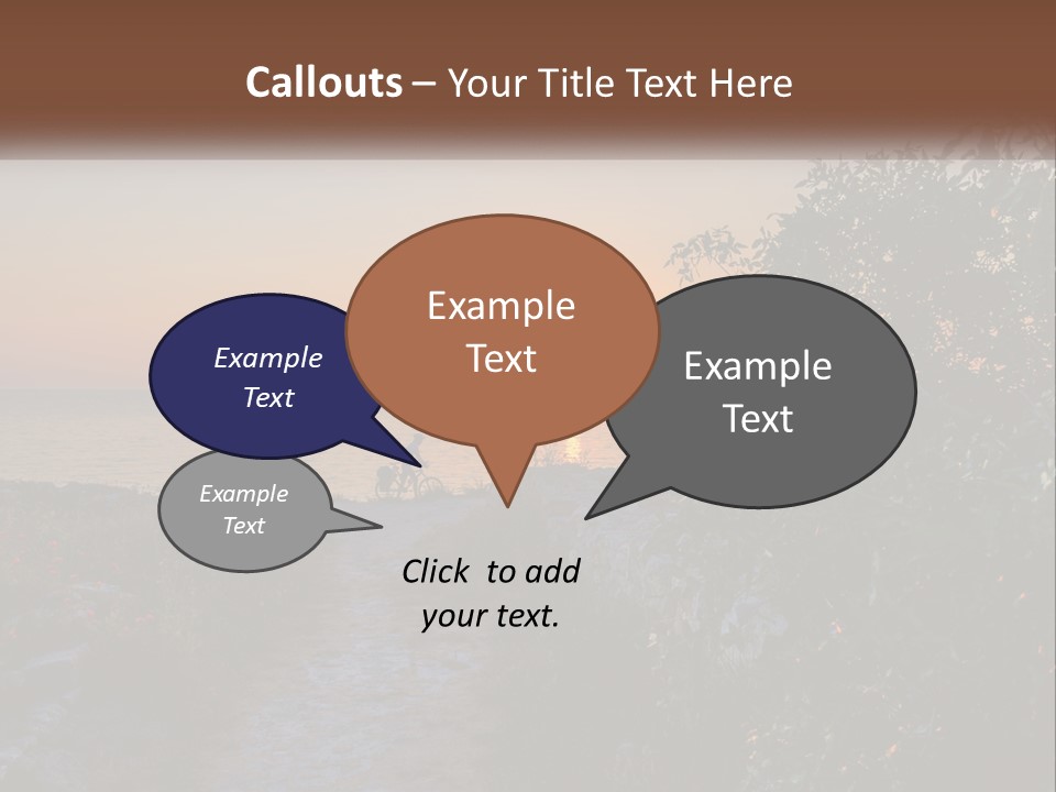 Standing Retirement Elderly PowerPoint Template