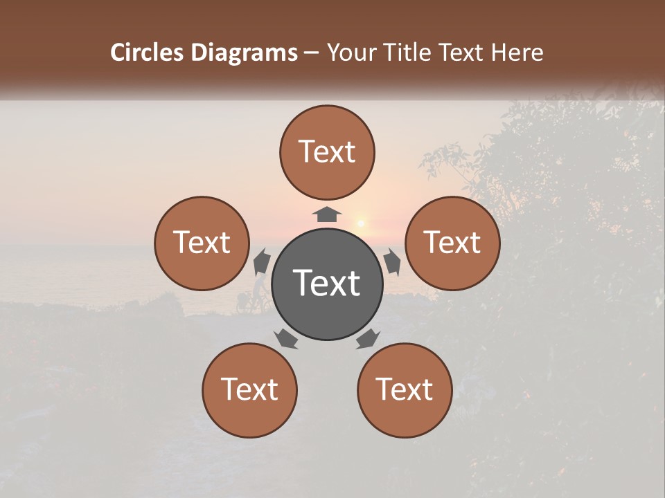 Standing Retirement Elderly PowerPoint Template