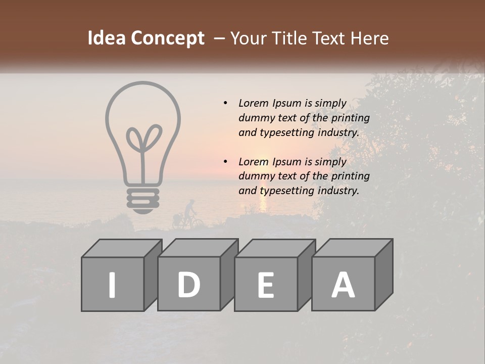 Standing Retirement Elderly PowerPoint Template