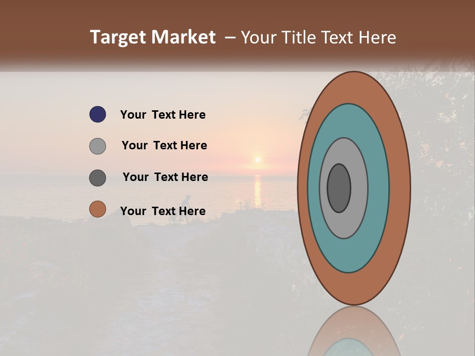 Standing Retirement Elderly PowerPoint Template