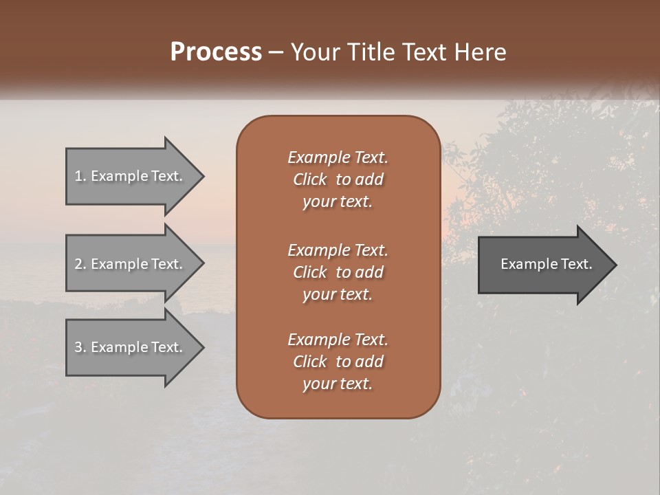 Standing Retirement Elderly PowerPoint Template