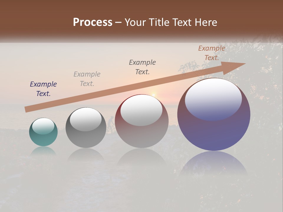 Standing Retirement Elderly PowerPoint Template