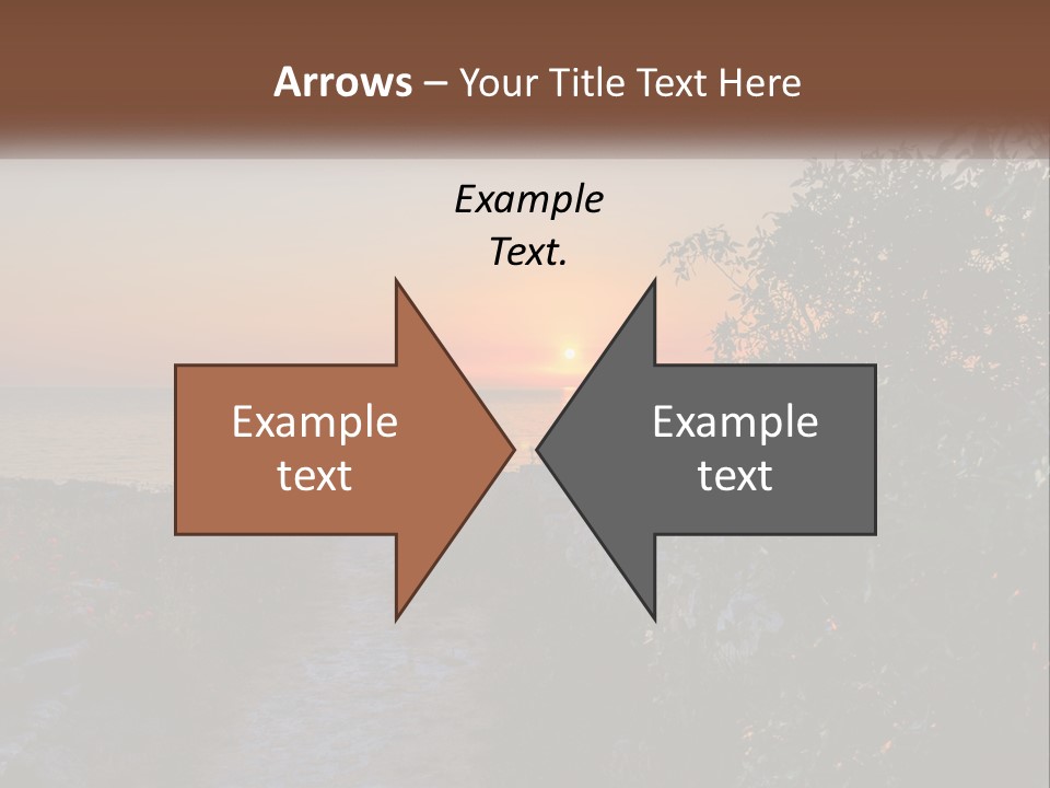 Standing Retirement Elderly PowerPoint Template