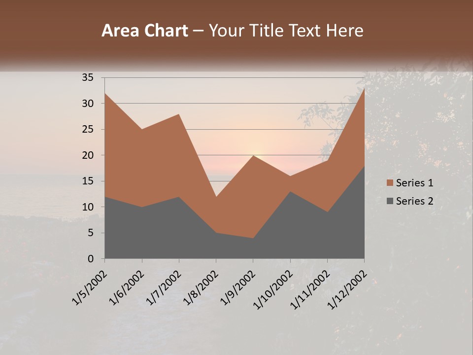 Standing Retirement Elderly PowerPoint Template