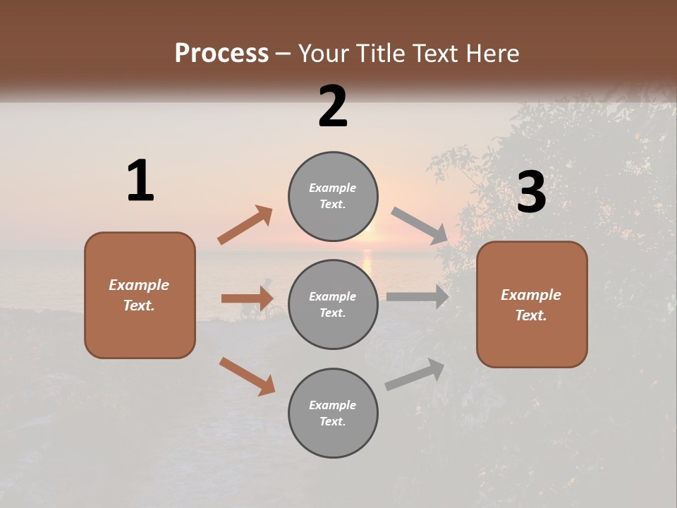 Standing Retirement Elderly PowerPoint Template