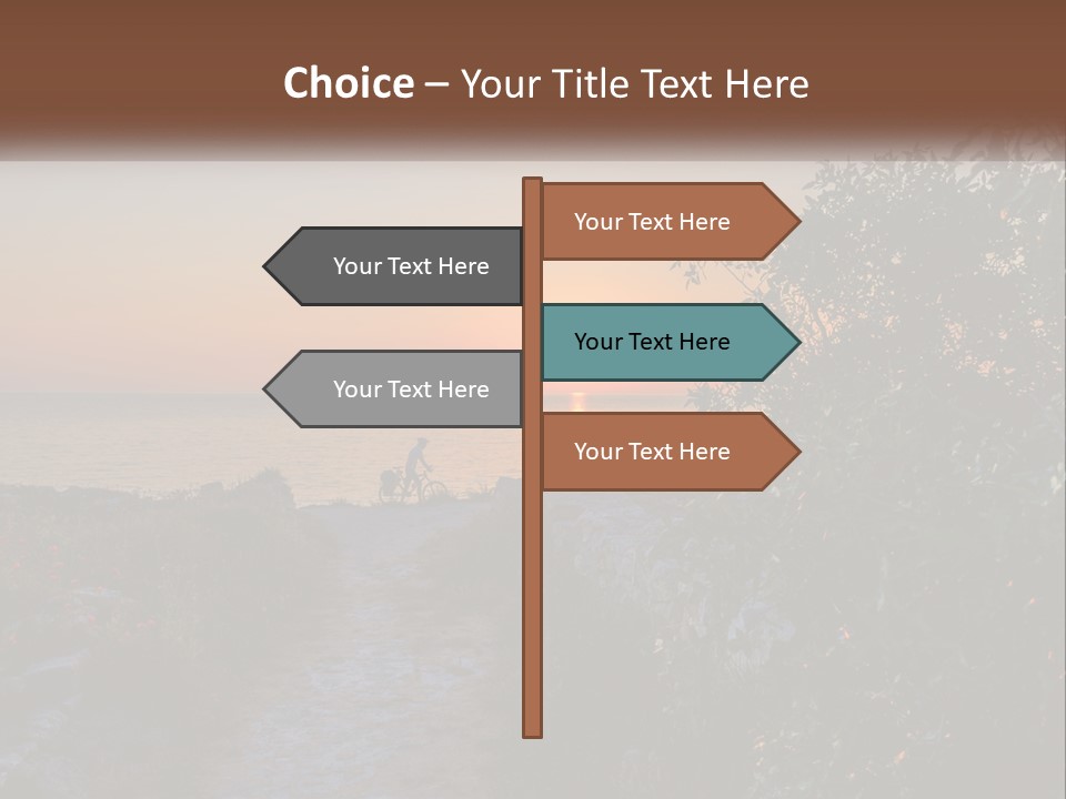 Standing Retirement Elderly PowerPoint Template