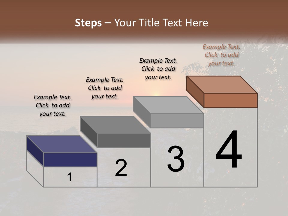 Standing Retirement Elderly PowerPoint Template