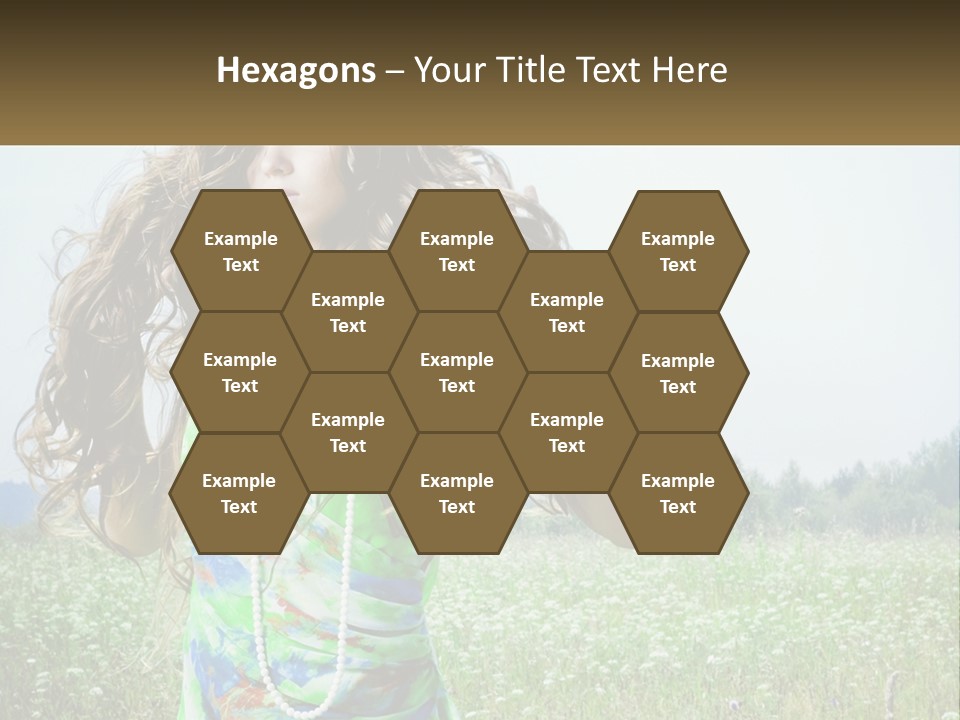 Water Elderly Wave PowerPoint Template