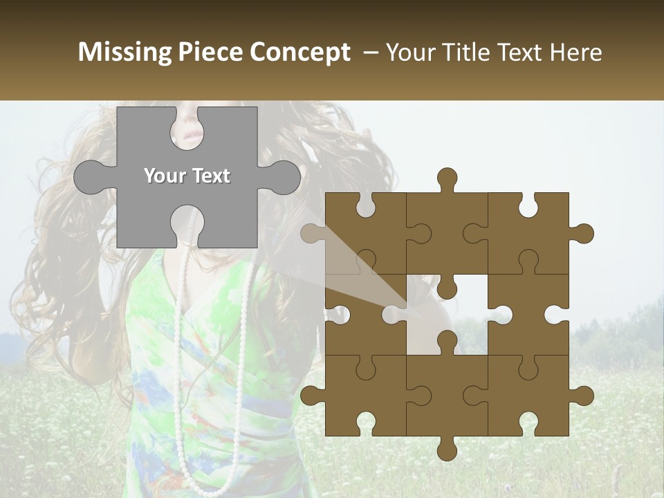 Water Elderly Wave PowerPoint Template