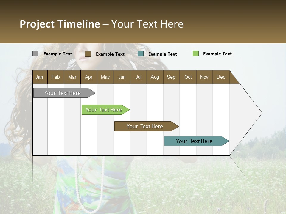 Water Elderly Wave PowerPoint Template