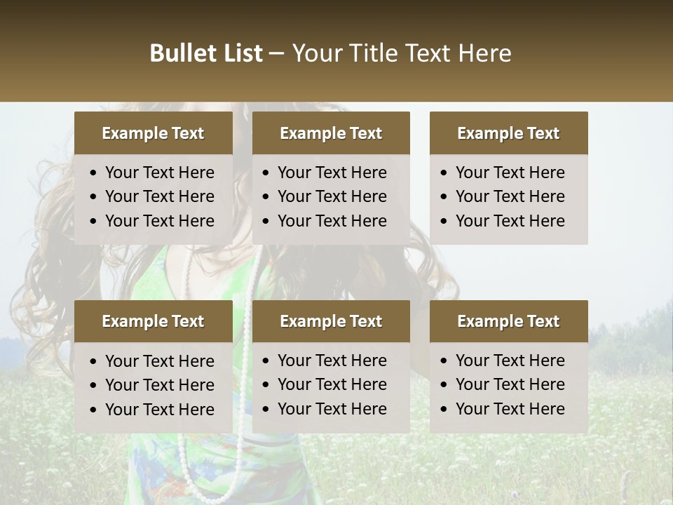 Water Elderly Wave PowerPoint Template