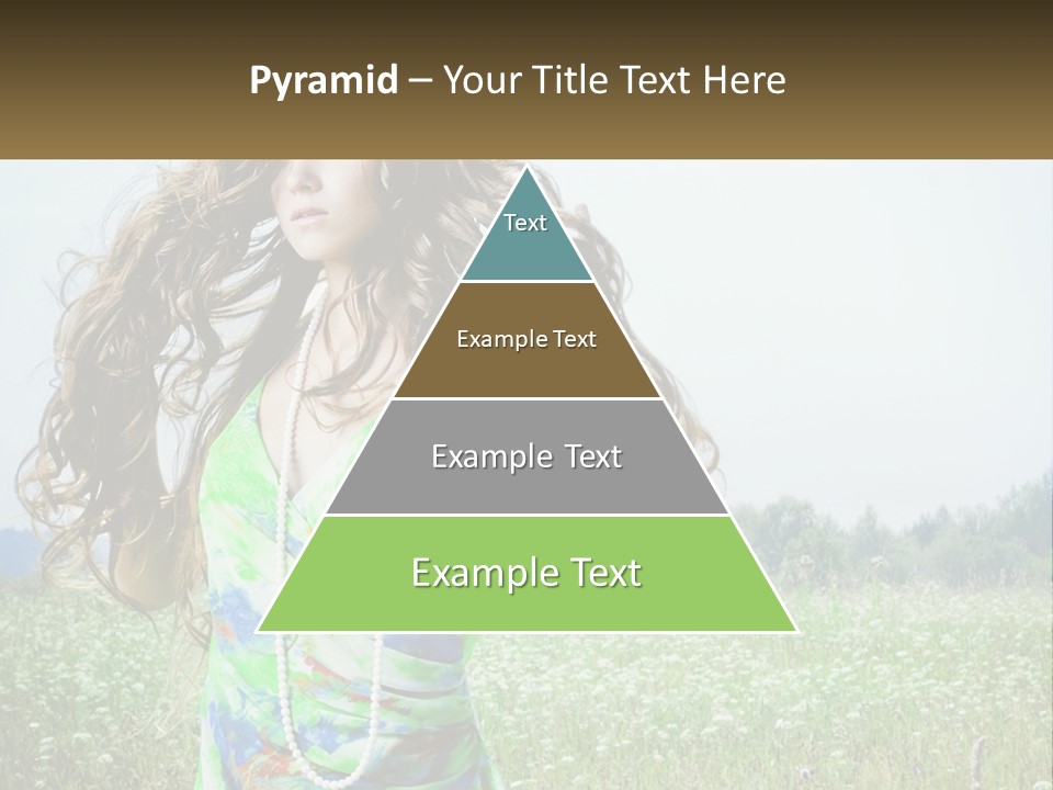 Water Elderly Wave PowerPoint Template